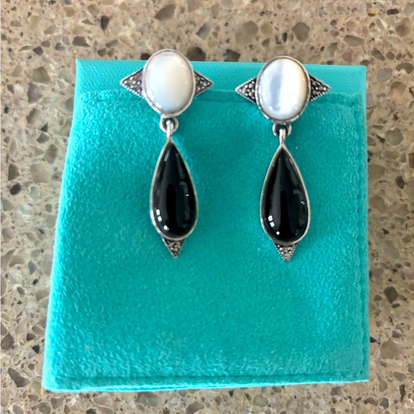 Judith Jack Art Deco Earrings. - Picture 2 of 4